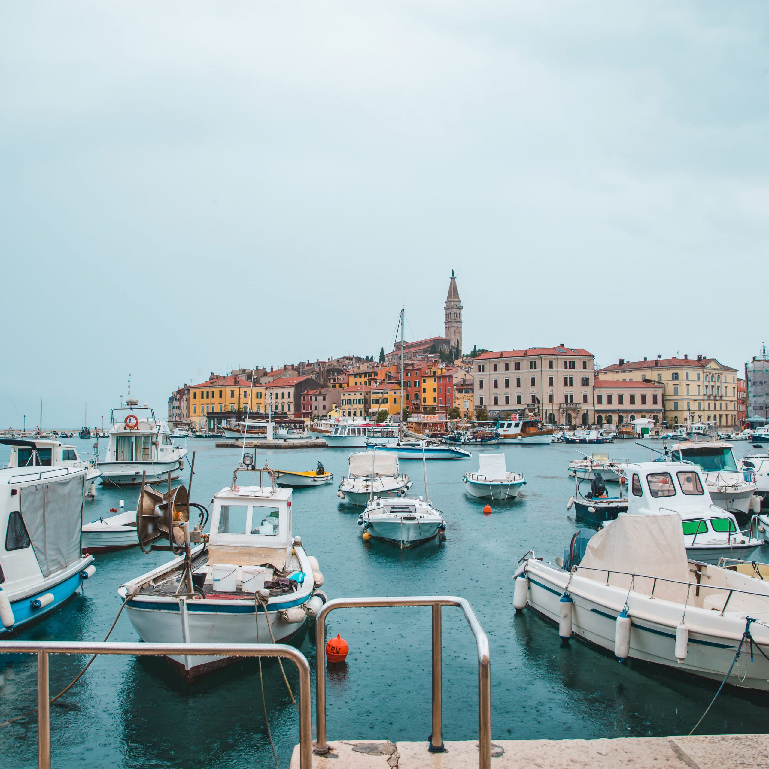Stadtansicht Rovinj vom Wasser aus, Istrien
