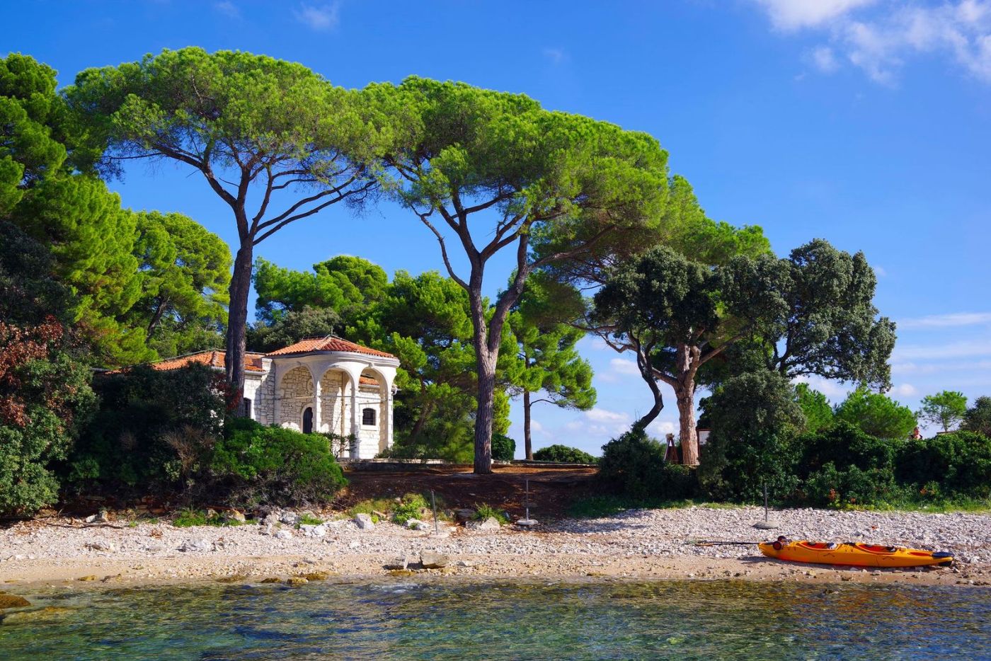 Naturpark Zlatni Rt (Goldenes Kap) bei Rovinj, Istrien
